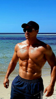 Hendrixx topless beach stripper perth